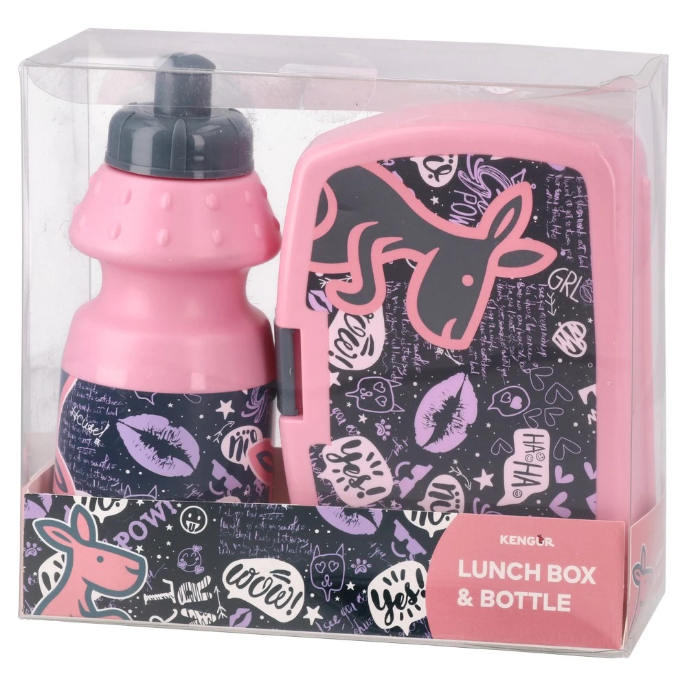 LUNCH BOX,KUTIJA ZA UŽINU I FLAŠICA,APOLLO,DEVOJČICA,SET 140947